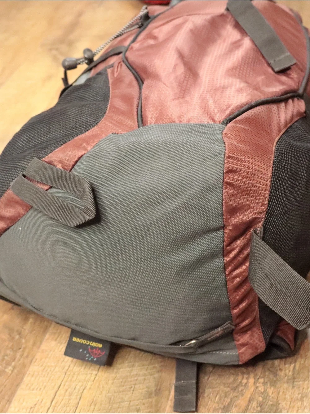 Field & Stream 1871 Large  45L Internal Frame Hiking Backpack - Maroon/Dark Gray